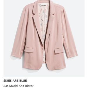 Light pink Knit Blazer